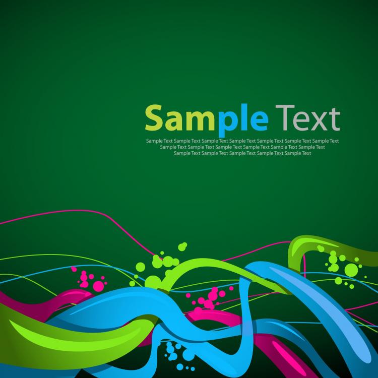 free vector Abstract Wave Background